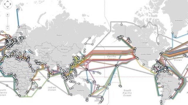 Cum arată cei 885.000 de kilometri de cabluri subacvatice care țin Internetul în viață (VIDEO)