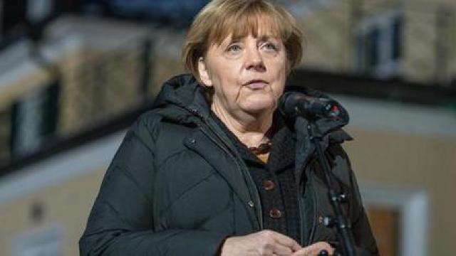 Un porc mort cu numele Angelei Merkel scris pe el, descoperit la Leipzig