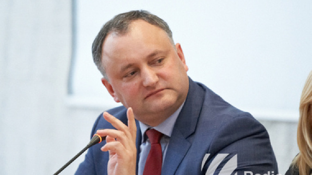 Igor Dodon în vizită la Moscova