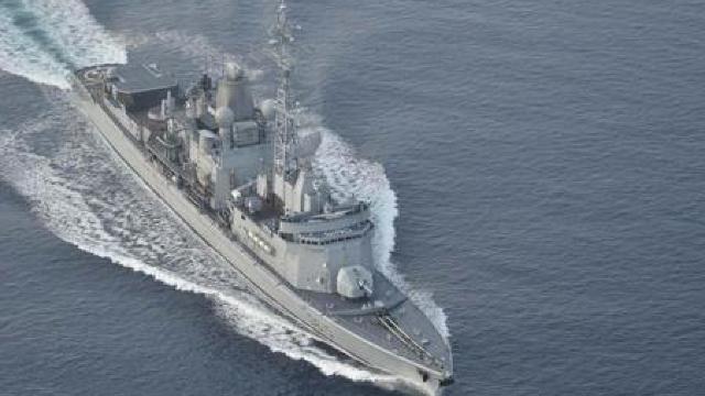 Fregata franceză 'Jean Bart' participă la exerciții militare în Marea Neagră