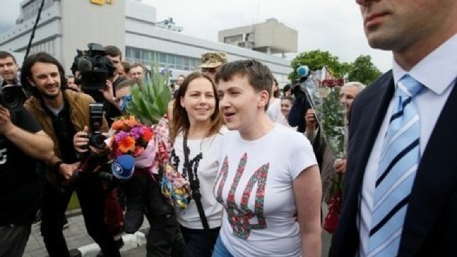 Nadia Savcenko gata să devină președinte al Ucrainei