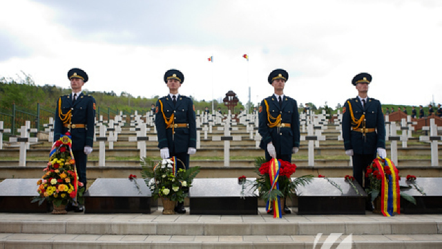 Ceremonie de comemorare a ostașilor români, la Țiganca