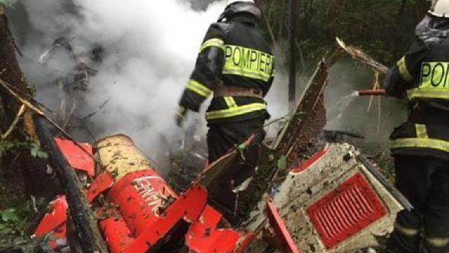 Elicopter SMURD prăbușit: La locul accidentului a fost instalată o tabără de campanie