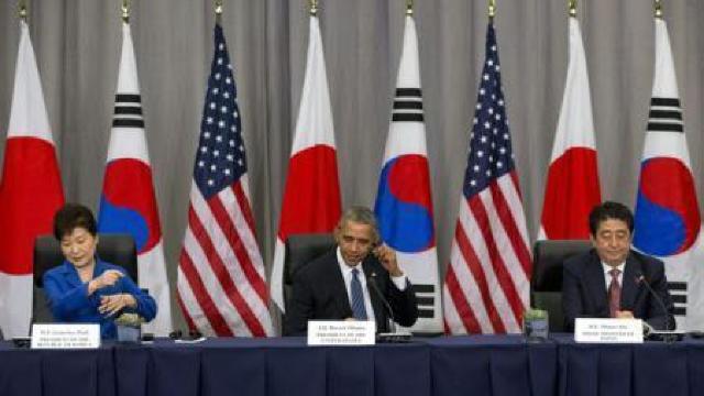 Exerciții militare fără precedent: Coreea de Sud, Japonia și SUA