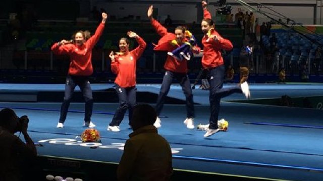 Rio 2016: Echipa feminină de spadă a României, medaliată cu aur