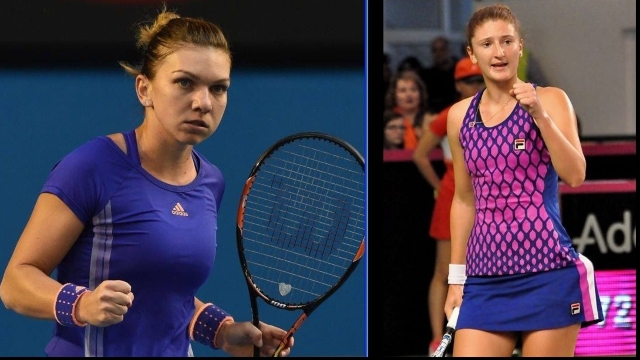 Irina Begu a abandonat meciul jucat cu Simona Halep