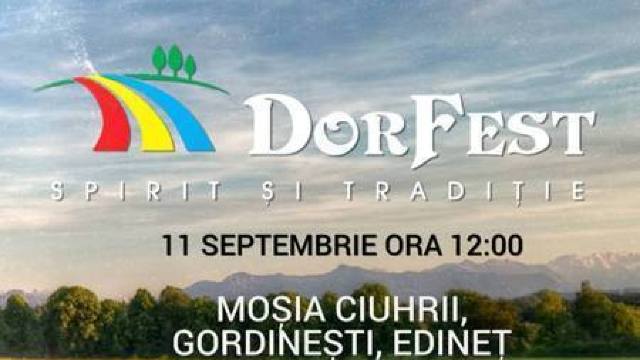 Prima ediție a festivalului internațional DOR FEST