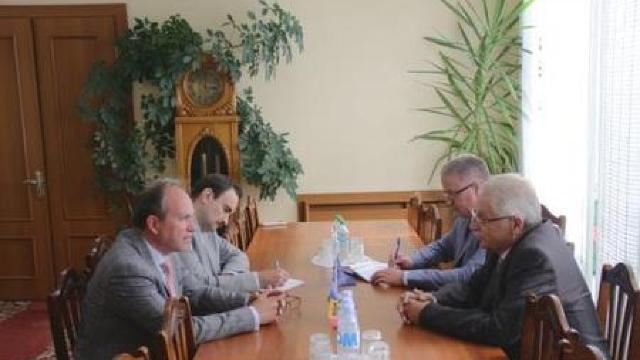 Gheorghe Brega a avut o întrevedere cu Ambasadorul României la Chișinău