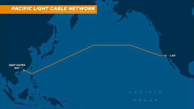 Cablu submarin de transmisie de date de mare viteză prin PACIFIC