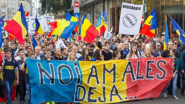 VIDEO | Marșul „Luptă pentru Basarabia” de la București