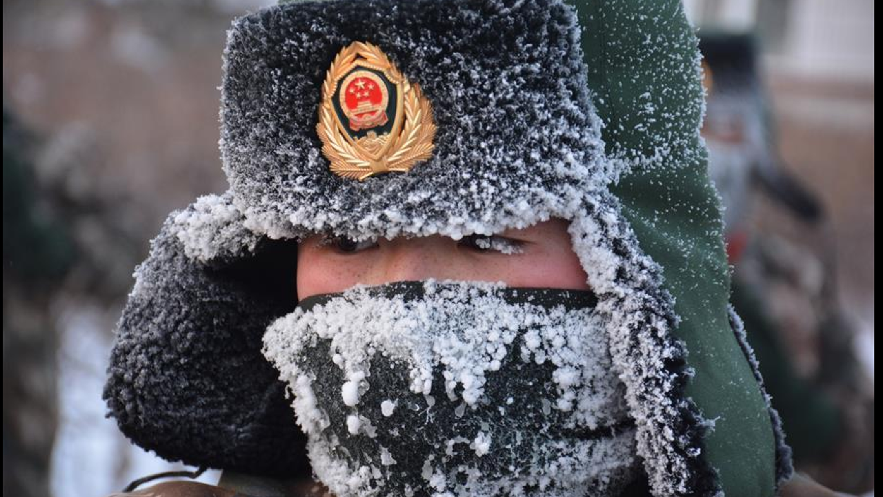 Российские солдаты зимой
