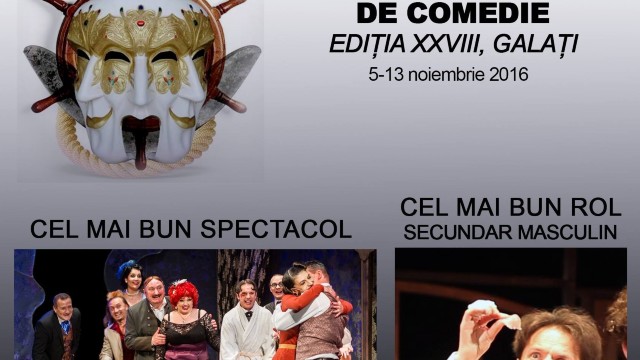 Teatrul Național „Mihai Eminescu”, dublu premiant la Festivalul de Comedie din Galați