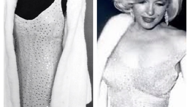 FOTO | Rochia purtată de Marilyn Monroe la aniversarea de 45 de ani a președintelui Kennedy, vândută pentru 4,8 milioane de dolari 
