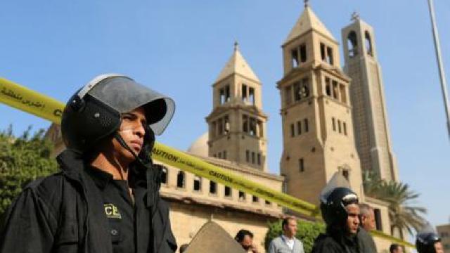 Egipt: Cel puțin 20 de morți într-o explozie produsă în Catedrala ortodoxă coptă din Cairo