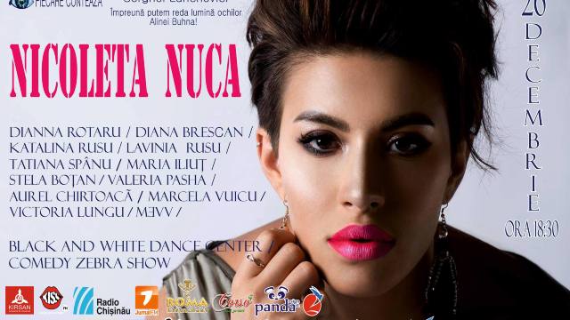 Nicoleta Nuca, într-un concert caritabil la Chișinău