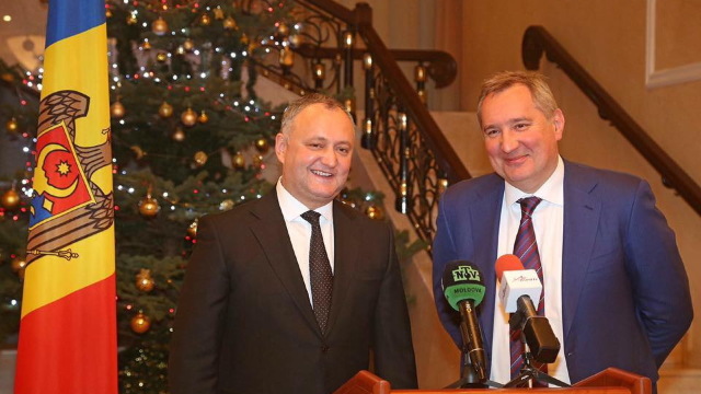 FOTO | Rogozin a ajuns totuși la Chișinău și i-a comunicat lui Dodon când se va putea întâlni cu Putin