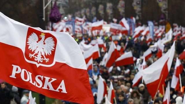 Manifestație împotriva guvernului în Polonia 