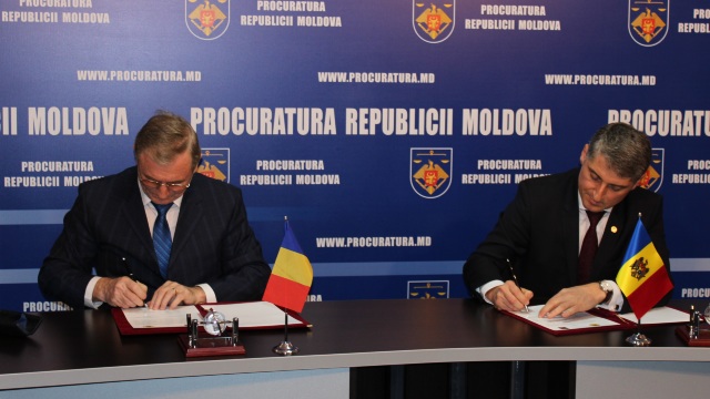 Procurorul General și omologul său român au semnat un Program de cooperare pentru 2 ani