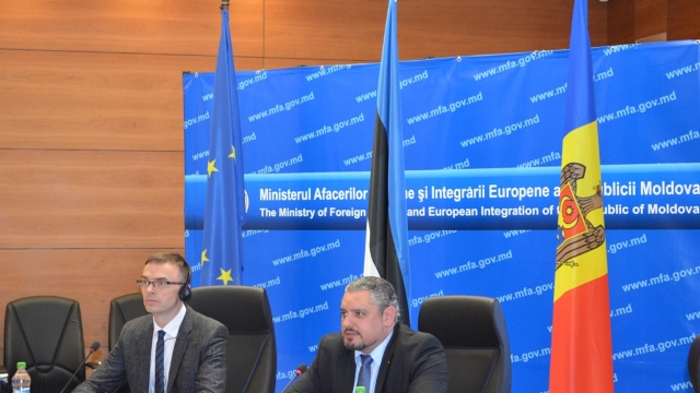Andrei Galbur a avut o întrevedere cu ministrul Afacerilor Externe al Estoniei, Sven Mikser
