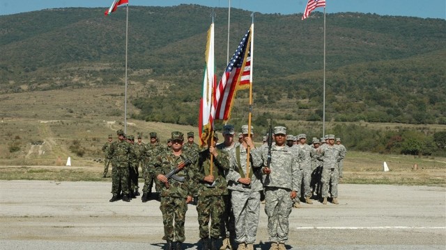 120 de militari americani au ajuns la baza Novo Selo, din estul Bulgariei