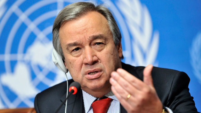 Secretarul general al ONU, Antonio Guterres, într-o vizită surpriză la Kabul 