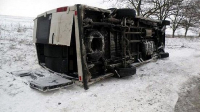 Două autobuze cu pasageri din R.Moldova au fost implicate într-un accident grav în Ucraina
