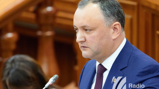 Igor Dodon: Lipsirea imunității parlamentare e un instrument de șantaj politic 