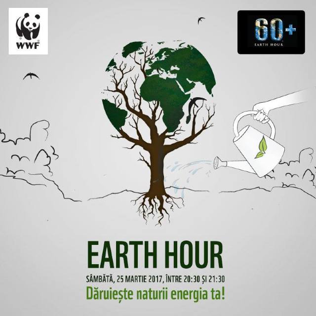 Astăzi, Republica Moldova marchează Ora Pământului (Earth Hour)