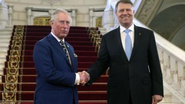 Prințul Charles, primit de președintele român Klaus Iohannis 