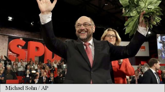 FOTO | Martin Schulz, ales lider al social-democraților germani cu 100% din voturi