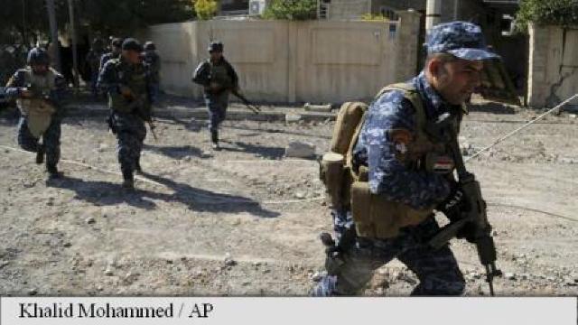 Forțele irakiene au preluat controlul asupra a peste o treime din zona vestică a orașului Mosul
