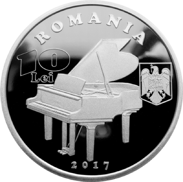 Banca Națională a României lansează o monedă de argint la aniversarea a 100 de ani de la nașterea lu Dinu Lipatti