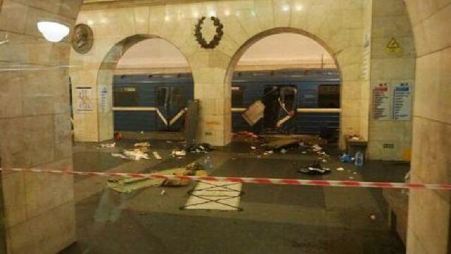 Atentatul de la metroul din Sankt Petersburg: Bilanțul a ajuns la 15 morți 