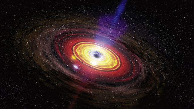 Gaura neagră din centrul galaxiei noastre înghite din ce în ce mai multă materie