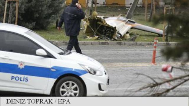 Turcia | Un elicopter de poliție cu 12 persoane la bord s-a prăbușit în estul țării
