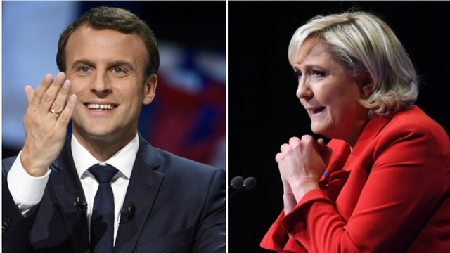 Sondaj Franța | Macron conduce în fața candidatei de extrema-dreaptă Marine Le Pen