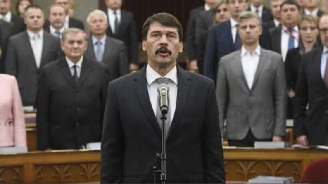 Președintele ungar Janos Ader a depus jurământul pentru un nou mandat de cinci ani
