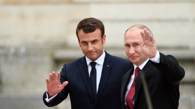 Macron va vizita Rusia în perioada 24-25 mai, afirmă o sursă diplomatică