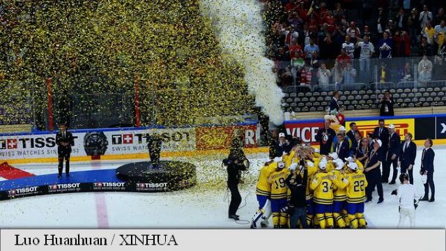 VIDEO | Suedia este noua campioană mondială la hochei, după ce a învins Canada în finală 