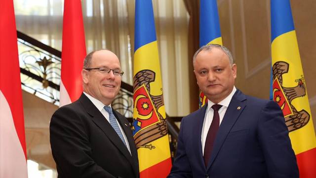  Igor Dodon a avut o întrevedere cu Prințul de Monaco 