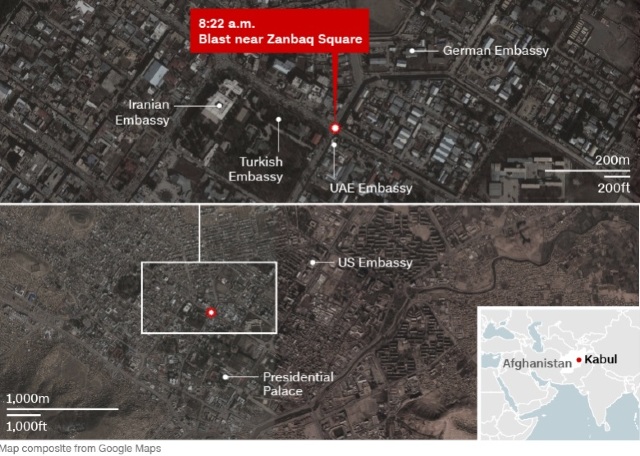 Numărul victimelor exploziei de la Kabul a depășit 150