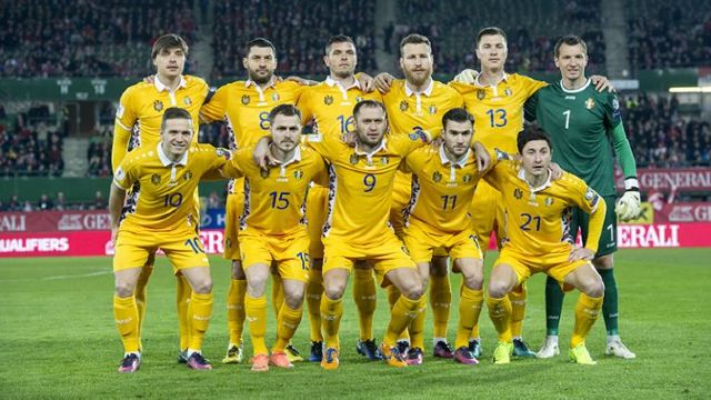 Naționala Republicii Moldova a coborât două poziții în clasamentul FIFA 
