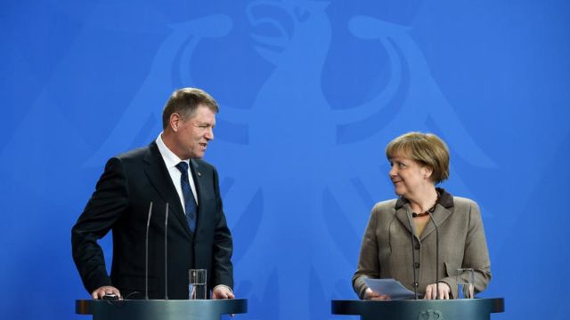 R.Moldova, pe agenda discuțiilor dintre președintele român Klaus Iohannis și cancelarul german Angela Merkel