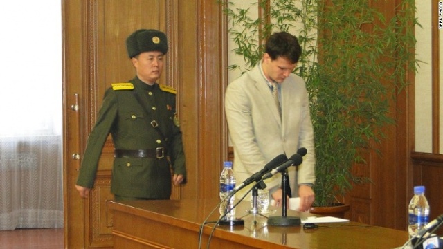 Coreea de Nord a eliberat studentul american deținut, însă acesta este în comă