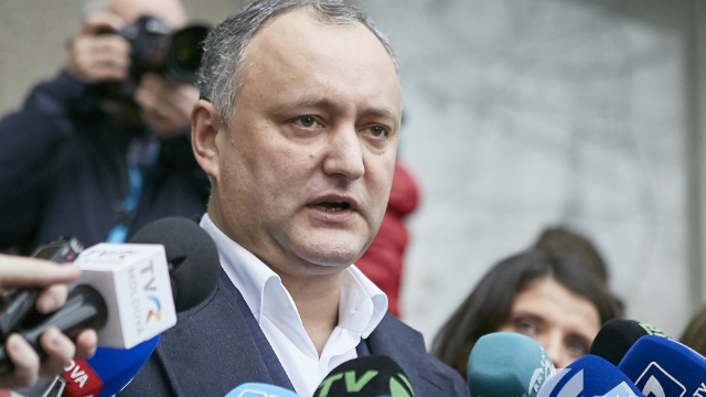 Igor Dodon a dispus RETRAGEREA Proiectului strategiei securității naționale