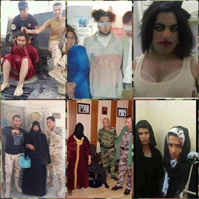FOTO | Jihadiștii se deghizează în femei pentru a putea trece de controalele militarilor irakieni, în Mosul