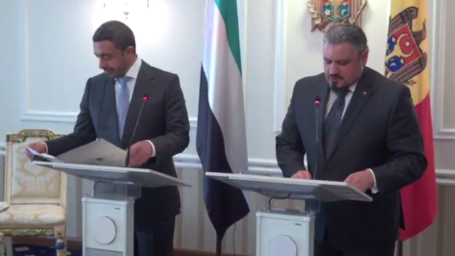 R.Moldova și Emiratele Arabe Unite au semnat două acorduri bilaterale