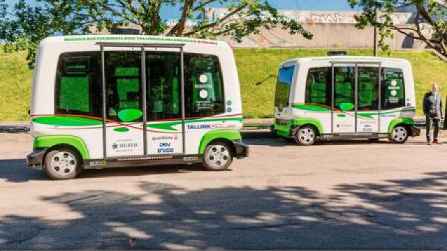 Minibusuri fără șofer la Tallinn pentru președinția estoniană a UE
