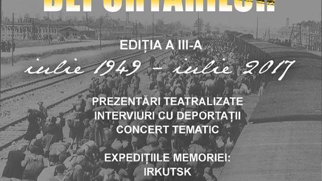 Memoriile deportărilor - un eveniment de comemorare a victimelor deportărilor sovietice


