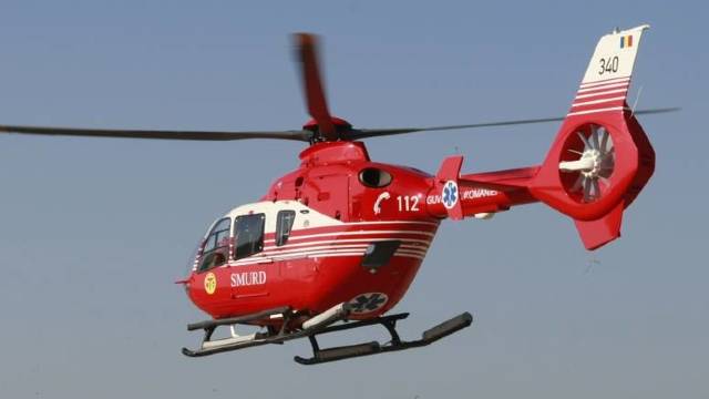 O nouă intervenție a elicopterului SMURD în Republica Moldova 